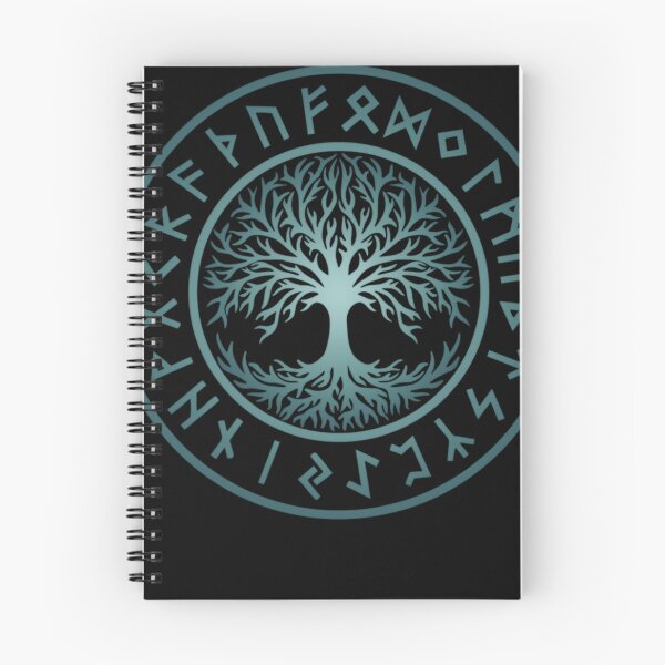 Item preview, Celtic Tree Of Life Yggdrasil Futhark Runes Viking Symbol designed and sold by treibhilyarb.