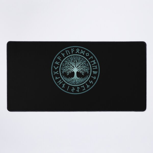 Item preview, Celtic Tree Of Life Yggdrasil Futhark Runes Viking Symbol designed and sold by treibhilyarb.