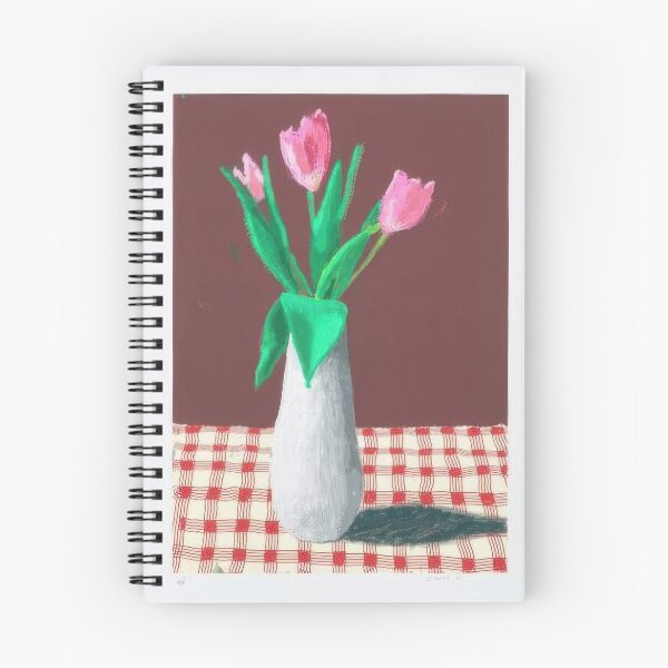 Item preview, David Hockney -  nd March , A Closer Look At Some Tulips - Signed Print by David Hockney undefinedr designed and sold by LILLIANSTRANGEy.