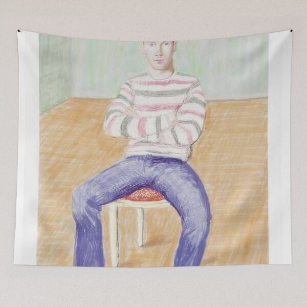 Item preview, David Hockney -  Jamie McHale  - Signed Print by David Hockney undefinedr designed and sold by LILLIANSTRANGEy.