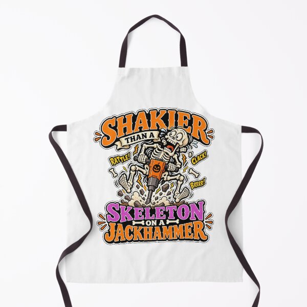Item preview, SHAKIER THAN A SKELETON ON A JACKHAMMER designed and sold by WheelieGdArt.