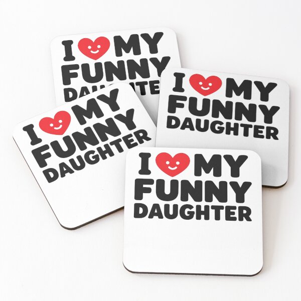 Item preview, I Love My Funny Daughter I Heart My Funny Daughter designed and sold by Kladhadredo.