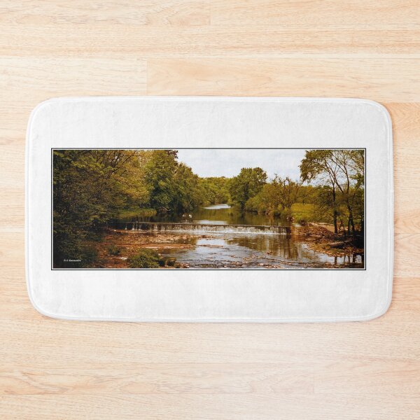 Item preview, Philadelphia, Pennsylvania, Pennypack Creek, Local Landmark, Early Autumn, c. 1958 designed and sold by AMacGPhilly.