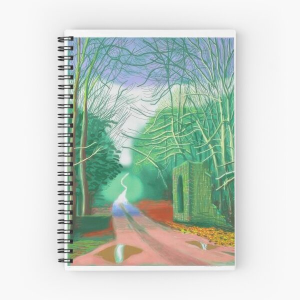 Item preview, David Hockney -  The Arrival Of Spring In Woldgate, East Yorkshire In  (twenty eleven) -  February - Signed Print by David Hockney undefinedr designed and sold by LILLIANSTRANGEy.