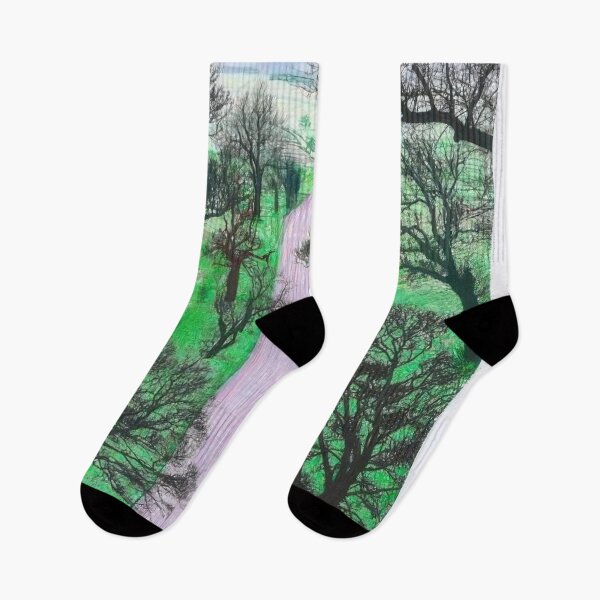 Item preview, David Hockney -  Winter Road Near Kilham - Signed Print by David Hockney undefinedr designed and sold by LILLIANSTRANGEy.