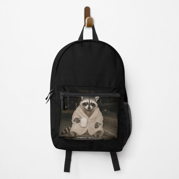 Item preview, Present, Technically – Relatable Raccoon Humor designed and sold by Tired Mom Club Co.