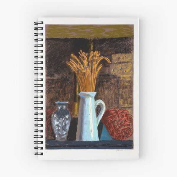 Item preview, David Hockney -  Glass Vase, Jug And Wheat - Signed Print by David Hockney undefinedr designed and sold by LILLIANSTRANGEy.