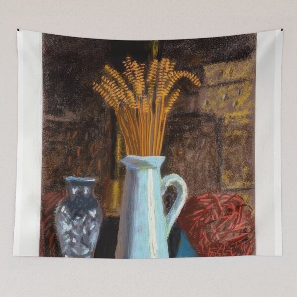 Item preview, David Hockney -  Glass Vase, Jug And Wheat - Signed Print by David Hockney undefinedr designed and sold by LILLIANSTRANGEy.