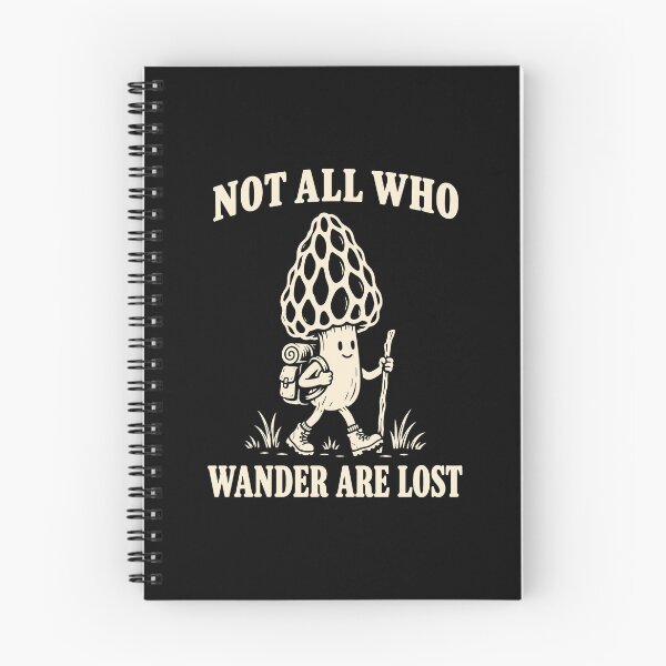 Item preview, Not All Who Wander Are Lost Funny Mushroom Hiker designed and sold by Kladhadredo.