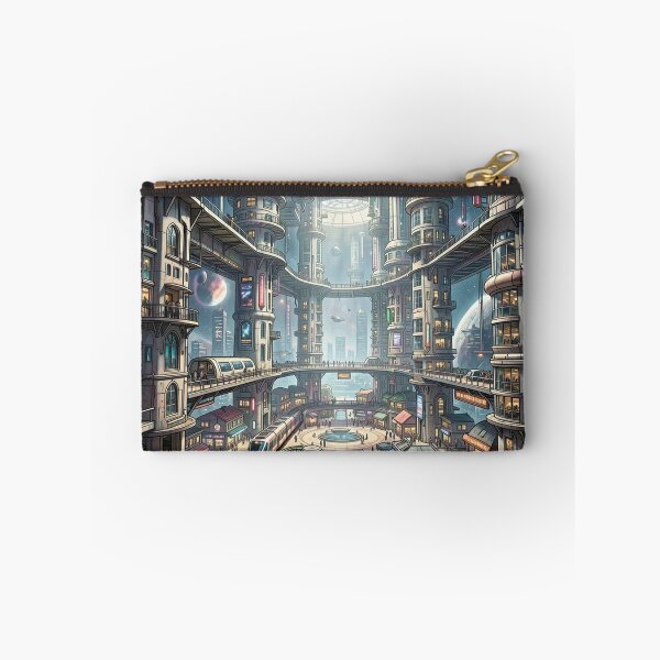 Item preview, Futuristic city. A city in space. designed and sold by MagelliShop.