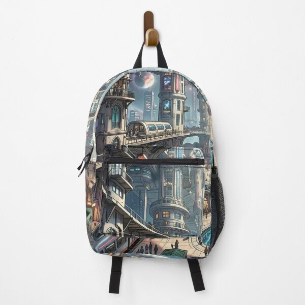 Item preview, Futuristic city. A city in space. designed and sold by MagelliShop.