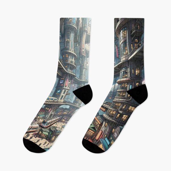 Item preview, Futuristic city. A city in space. designed and sold by MagelliShop.
