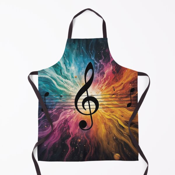 Item preview, Cosmic Music Galaxy – Colorful Nebula Musical Notes Space Art. designed and sold by fbtrisha.