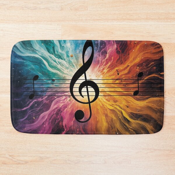 Item preview, Cosmic Music Galaxy – Colorful Nebula Musical Notes Space Art. designed and sold by fbtrisha.