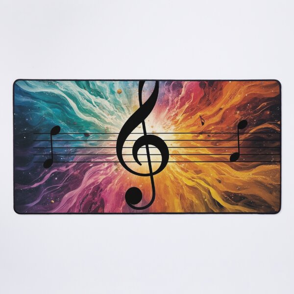 Item preview, Cosmic Music Galaxy – Colorful Nebula Musical Notes Space Art. designed and sold by fbtrisha.