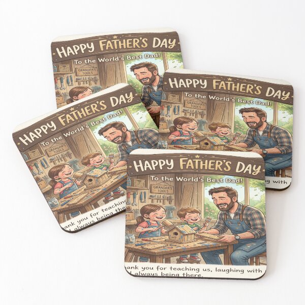 Item preview, Happy Father's Day, World's Best Dad designed and sold by Solomon-Ent-144.