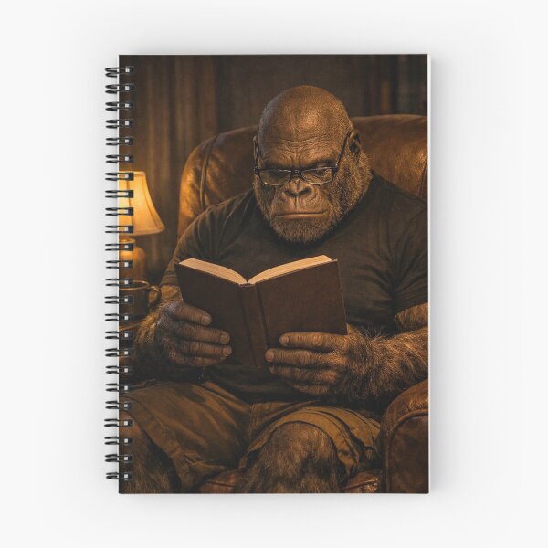 Item preview, Gorilla Reading designed and sold by BaldPrimate.