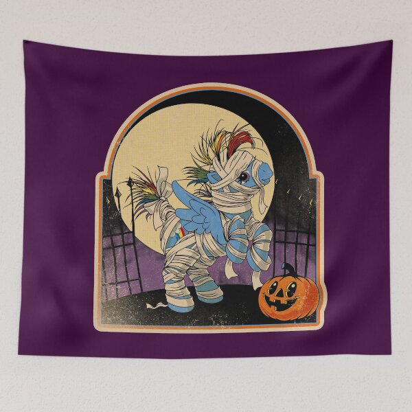 Item preview, My Little Pony Retro Halloween Rainbow Dash designed and sold by scholtenart.