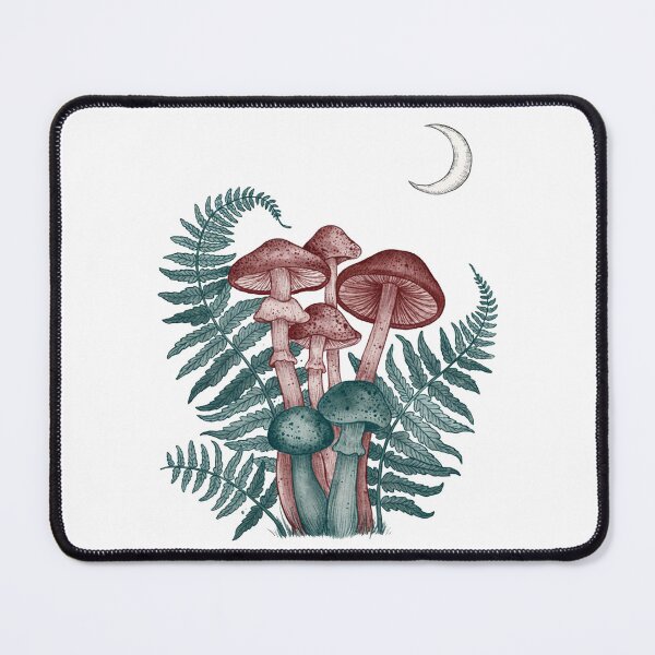 Item preview, Mushroom and Fern Cottagecore Cottage Aesthetic designed and sold by KMKDesignStudio.
