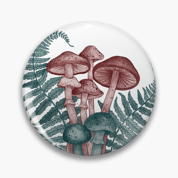 Item preview, Mushroom and Fern Cottagecore Cottage Aesthetic designed and sold by KMKDesignStudio.