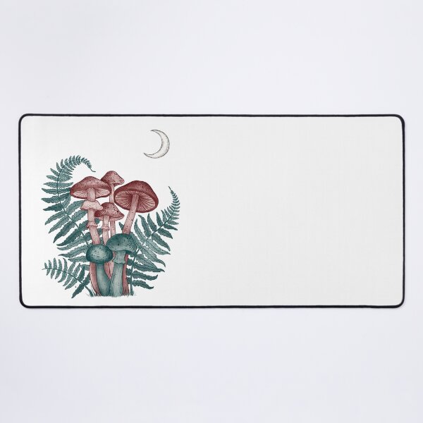 Item preview, Mushroom and Fern Cottagecore Cottage Aesthetic designed and sold by KMKDesignStudio.