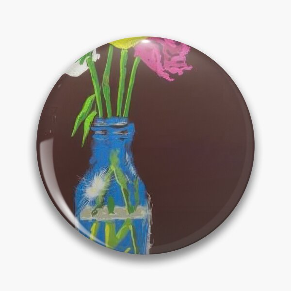 Item preview, David Hockney -  rd March , Flowers In A Milk Bottle - Signed Print by David Hockney undefinedr designed and sold by LILLIANSTRANGEy.