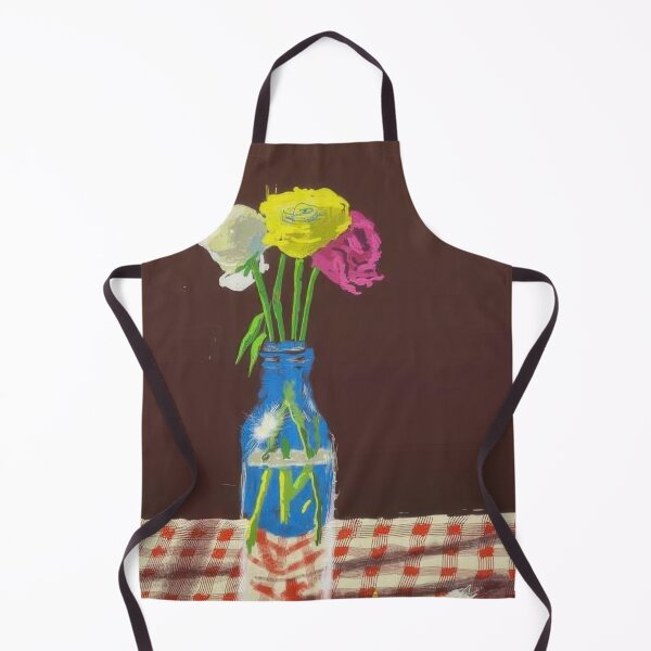 Item preview, David Hockney -  rd March , Flowers In A Milk Bottle - Signed Print by David Hockney undefinedr designed and sold by LILLIANSTRANGEy.