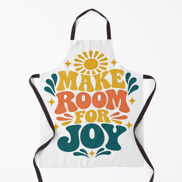 Item preview, Make Room for Joy Retro Sunburst Positive Typography T-Shirt designed and sold by Inky Atlas.