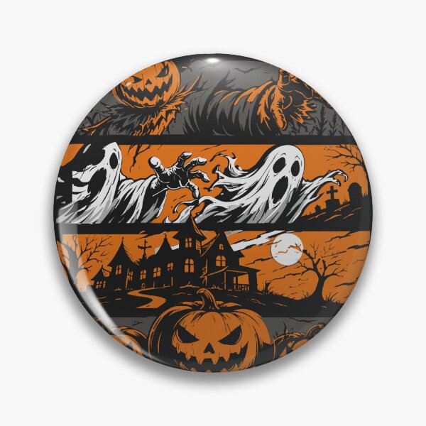 Item preview, Halloween Movie Monsters - Spooky Mansion, Pumpkin Head Scarecrow, Ghost designed and sold by legendaryskins.