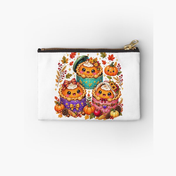 Item preview, Cute Kawaii Pumpkin Pies Autumn Harvest Thanksgiving Graphic designed and sold by Derekquie.