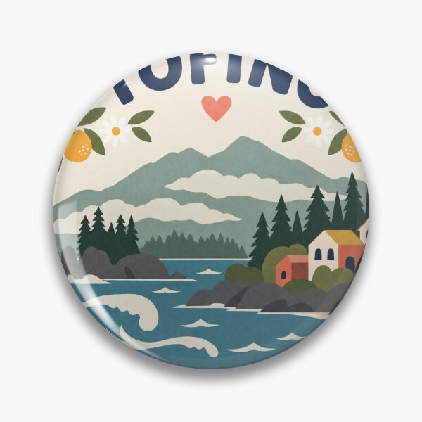 Item preview, Tofino Canada Travel Souvenir Modern Folk Art designed and sold by VisualArtsOasis.