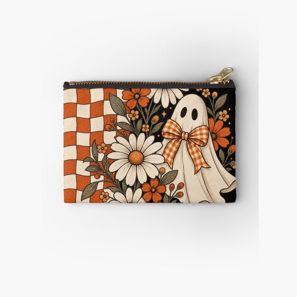 Item preview, Cute Ghost Gingham Bow Floral Halloween Design designed and sold by WillCraftx.