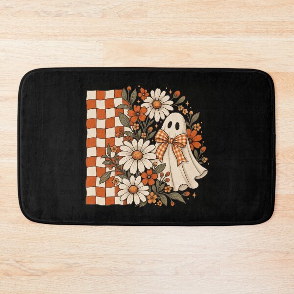 Item preview, Cute Ghost Gingham Bow Floral Halloween Design designed and sold by WillCraftx.