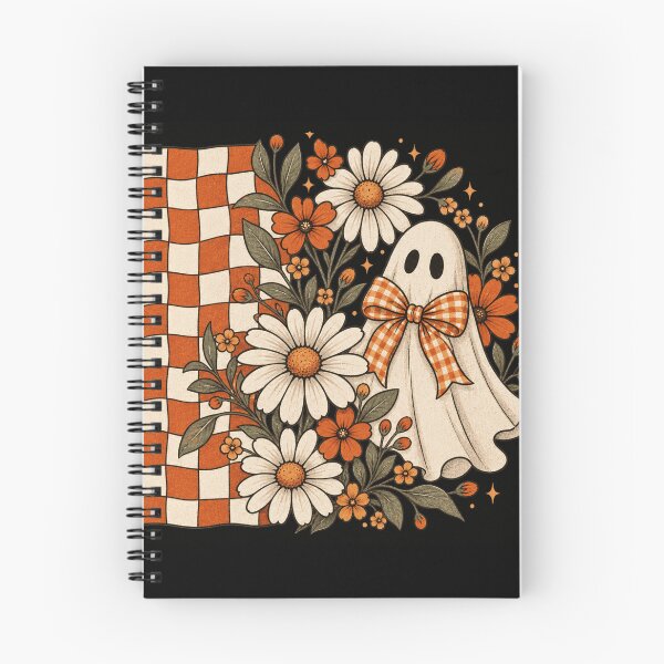 Item preview, Cute Ghost Gingham Bow Floral Halloween Design designed and sold by WillCraftx.