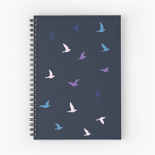Item preview, Flying Seagulls Minimal Coastal Bird Pattern designed and sold by zan-mf.