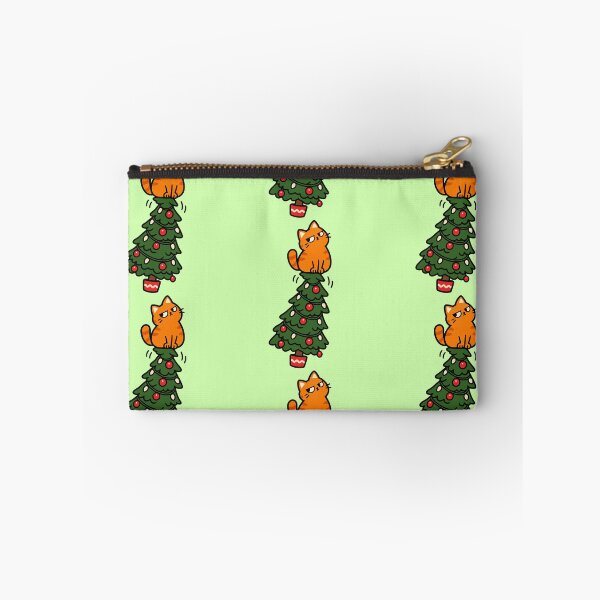 Item preview, Funny Orange Cat Christmas Tree designed and sold by MewMade.