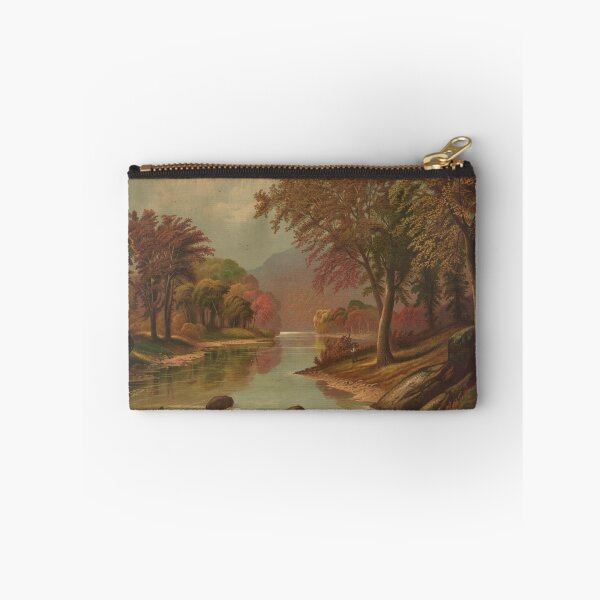 Item preview, Vintage Autumn on the Wissahickon Lithograph 1880 designed and sold by Antique Science Press.