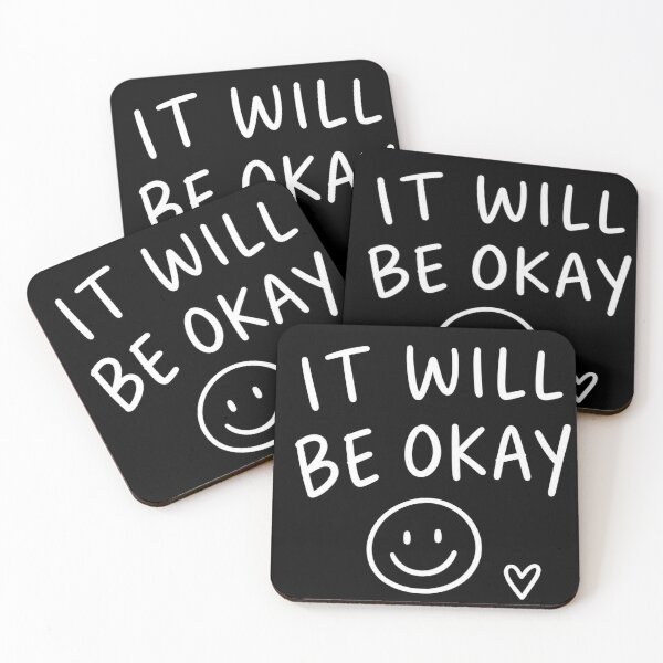 Item preview, It Will Be Okay Positive Quote designed and sold by Willow Sky.
