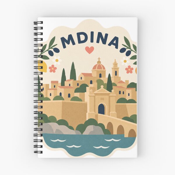 Item preview, Mdina Malta Travel Souvenir Modern Folk Art designed and sold by VisualArtsOasis.