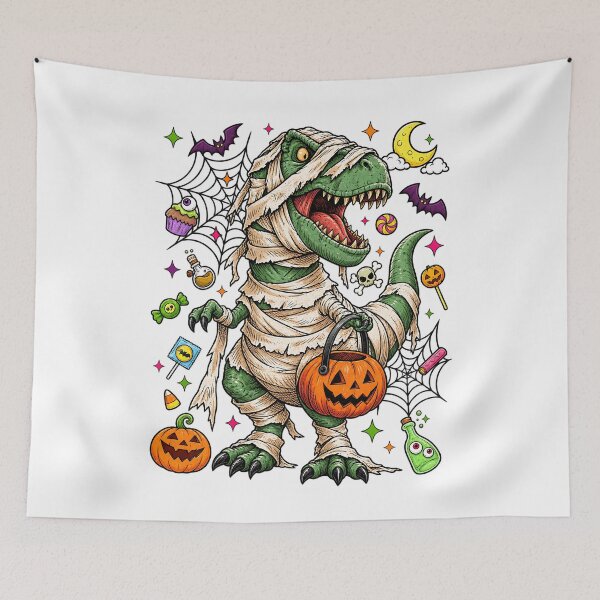 Item preview, Mummy T-Rex Halloween Trick or Treat Dinosaur Art designed and sold by DesignArtist.ia.