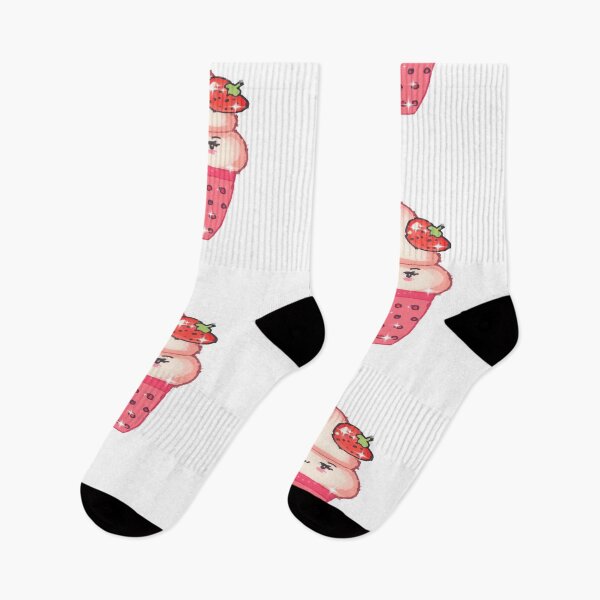 Item preview, Beautiful Kawaii Strawberry Ice Cream  designed and sold by Rainbowland123.
