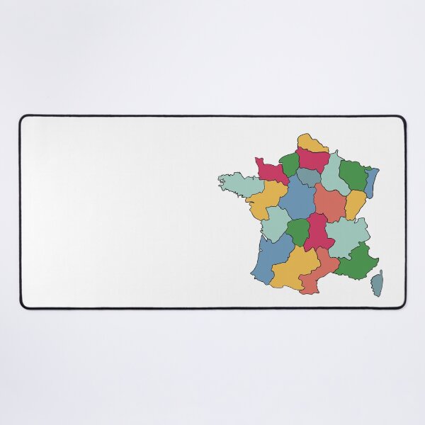 Item preview, Bold Regions France Map - Colourful Regions Line Art designed and sold by iampaulmorris.