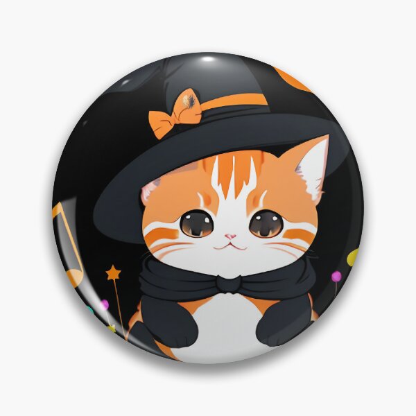 Item preview, Spooky Kitten with Sweet Beats designed and sold by For-Cat.