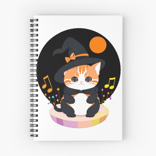Item preview, Spooky Kitten with Sweet Beats designed and sold by For-Cat.