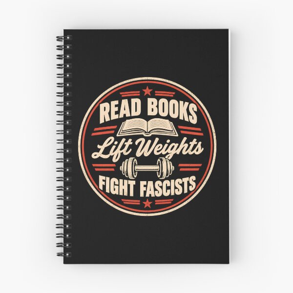 Item preview, Read Books Lift Weights Fight Fascists Empowered Resistance designed and sold by DemureArtsy.