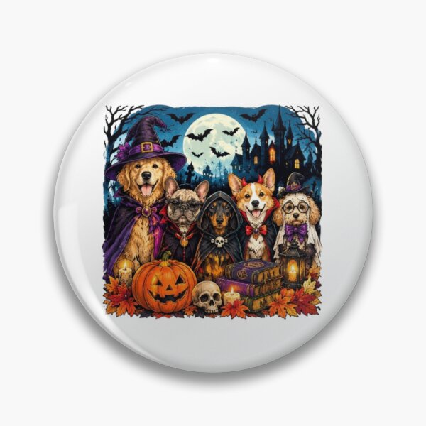 Item preview, Spooky Halloween dogs  designed and sold by JonysCreativeDesigns.