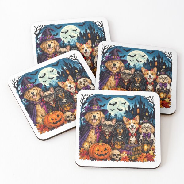 Item preview, Spooky Halloween dogs  designed and sold by JonysCreativeDesigns.