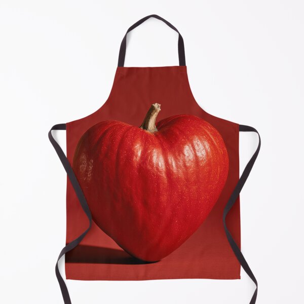 Item preview, Red Heart Shaped Pumpkin – Halloween Love & Spooky Pumpkin Design designed and sold by WordPlayStudio.