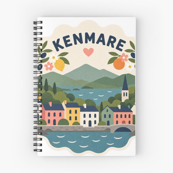 Item preview, Kenmare Ireland Travel Souvenir Modern Folk Art designed and sold by VisualArtsOasis.