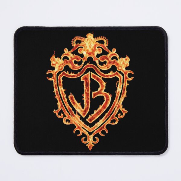 Item preview, JB Burning Up Tour Retro Music Crest Flame designed and sold by CalistaLueilwit.